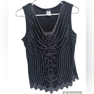 Black shirt with beautiful detailing